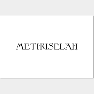 Meshuggah Parody Methuselah Metal Logo Posters and Art